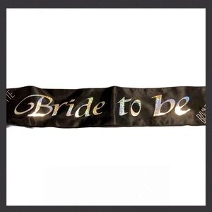 Bride to Be Bachelorette Party Sash